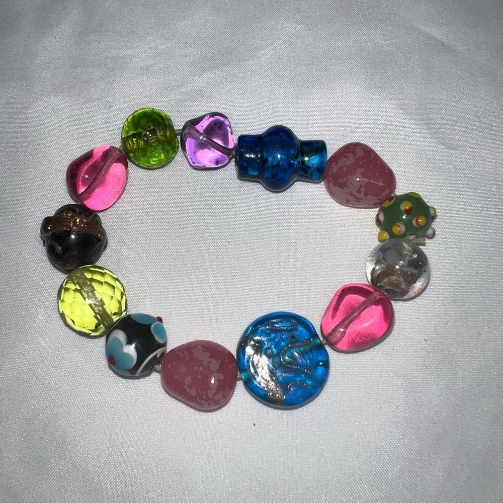 Art Glass Stretch Bracelet‎